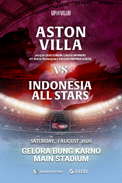 Aston Villa vs Indonesia All Stars — Sabtu, 1 Agustus 2026, Gelora Bung Karno Main Stadium